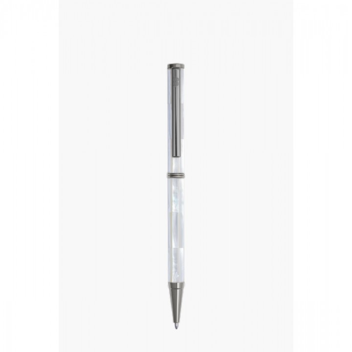 White Pearl Signature Pen-Chrome plated-INSPIRED